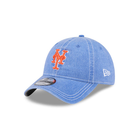 New York Mets Washed Contrast 9TWENTY Adjustable Hat