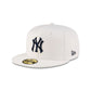 New York or Nowhere x New York Yankees White Logo 59FIFTY Fitted Hat