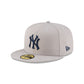 New York or Nowhere x New York Yankees Gray Logo 59FIFTY Fitted Hat