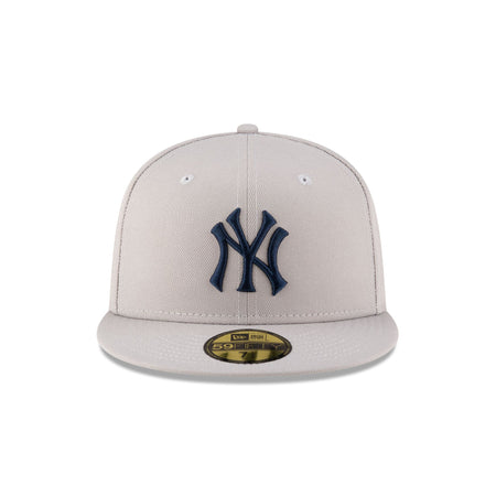 New York or Nowhere x New York Yankees Gray Logo 59FIFTY Fitted Hat