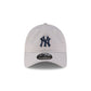 New York or Nowhere x New York Yankees Gray Logo 9TWENTY Adjustable Hat