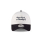 New York or Nowhere x New York Yankees White Wordmark 9FORTY A-Frame Snapback Hat