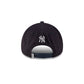 New York or Nowhere x New York Yankees Navy Wordmark 9FORTY A-Frame Snapback Hat