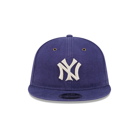 New York Yankees Cotton Canvas Retro Crown 9FIFTY Adjustable Hat