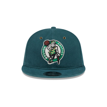 Boston Celtics Cotton Canvas Retro Crown 9FIFTY Adjustable Hat