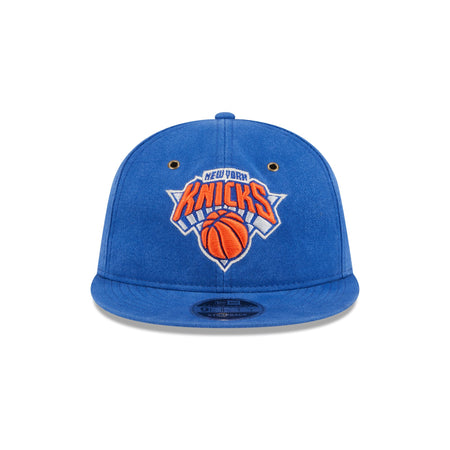 New York Knicks Cotton Canvas Retro Crown 9FIFTY Adjustable Hat