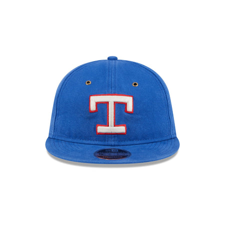 Texas Rangers Cotton Canvas Retro Crown 9FIFTY Adjustable Hat