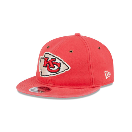 Kansas City Chiefs Cotton Canvas Retro Crown 9FIFTY Adjustable Hat