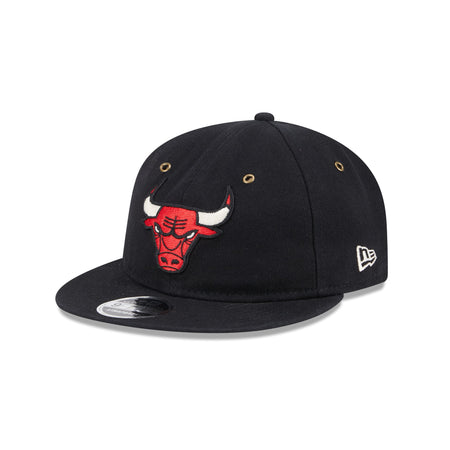 Chicago Bulls Cotton Canvas Retro Crown 9FIFTY Adjustable Hat