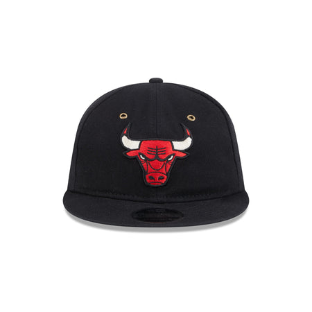 Chicago Bulls Cotton Canvas Retro Crown 9FIFTY Adjustable Hat