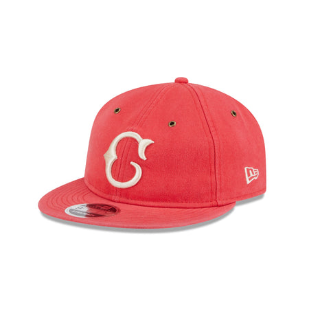 Cincinnati Reds Cotton Canvas Retro Crown 9FIFTY Adjustable Hat