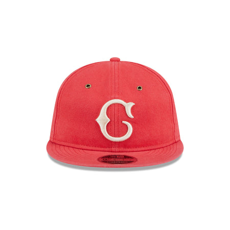 Cincinnati Reds Cotton Canvas Retro Crown 9FIFTY Adjustable Hat