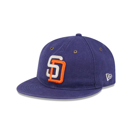 San Diego Padres Cotton Canvas Retro Crown 9FIFTY Adjustable Hat