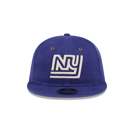 New York Giants Cotton Canvas Retro Crown 9FIFTY Adjustable Hat