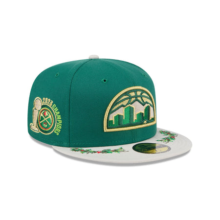 Denver Nuggets Novelty Holly 59FIFTY Fitted Hat