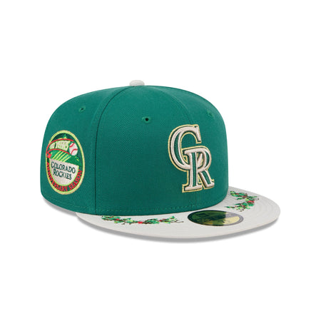 Colorado Rockies Novelty Holly 59FIFTY Fitted Hat