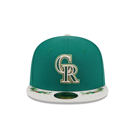 Colorado Rockies Novelty Holly 59FIFTY Fitted Hat