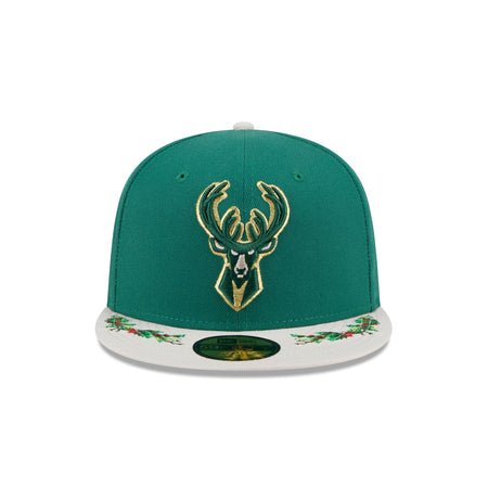 Milwaukee Bucks Novelty Holly 59FIFTY Fitted Hat