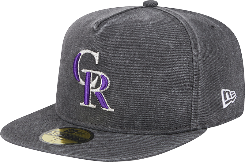 Colorado Rockies Pigment Dye 59FIFTY A-Frame Fitted Hat