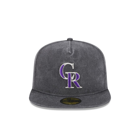 Colorado Rockies Pigment Dye 59FIFTY A-Frame Fitted Hat