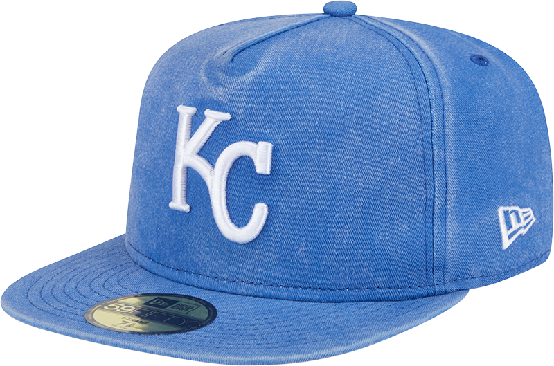 Kansas City Royals Pigment Dye 59FIFTY A-Frame Fitted Hat