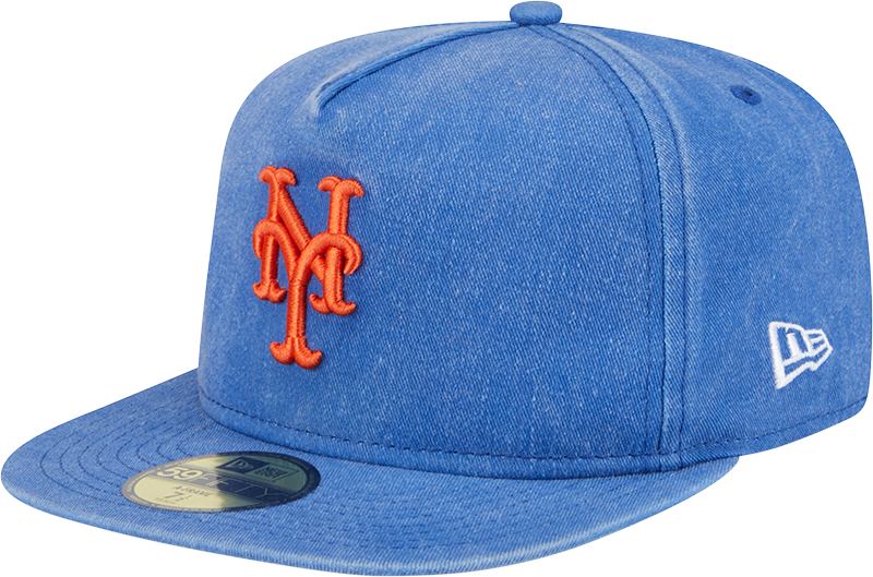 New York Mets Pigment Dye 59FIFTY A-Frame Fitted Hat