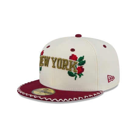 New York Knicks Novelty Stitch 59FIFTY Fitted Hat