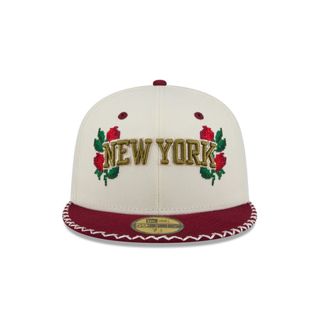 New York Knicks Novelty Stitch 59FIFTY Fitted Hat