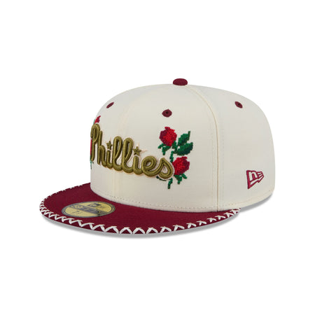 Philadelphia Phillies Novelty Stitch 59FIFTY Fitted Hat