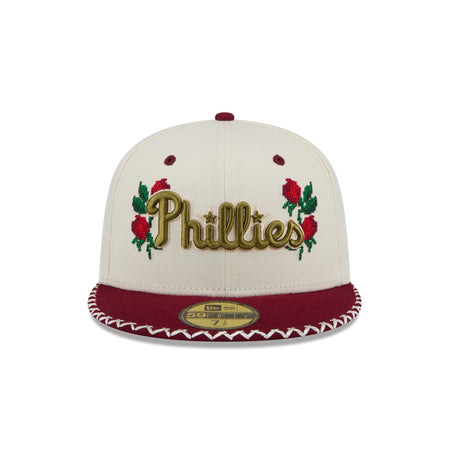 Philadelphia Phillies Novelty Stitch 59FIFTY Fitted Hat