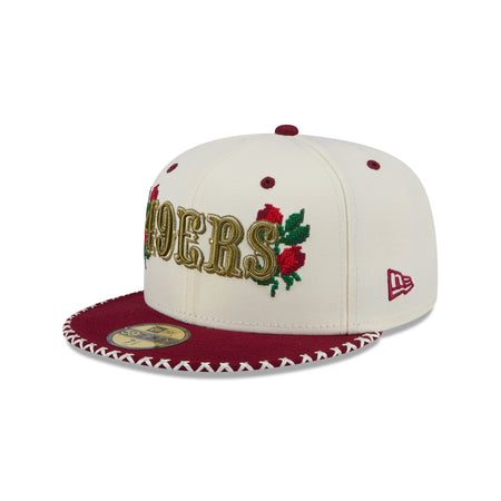 San Francisco 49ers Novelty Stitch 59FIFTY Fitted Hat