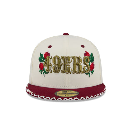 San Francisco 49ers Novelty Stitch 59FIFTY Fitted Hat