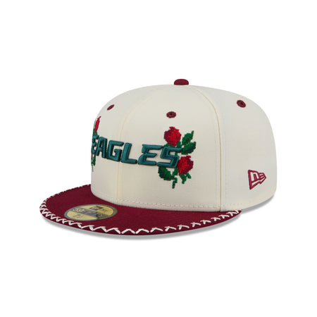 Philadelphia Eagles Novelty Stitch 59FIFTY Fitted Hat