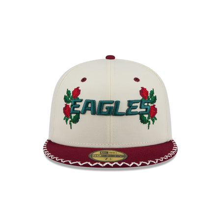 Philadelphia Eagles Novelty Stitch 59FIFTY Fitted Hat