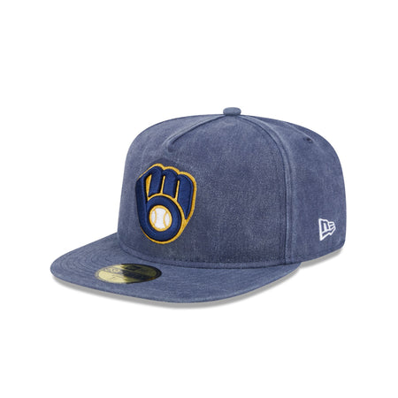 Milwaukee Brewers Pigment Dye 59FIFTY A-Frame Fitted Hat