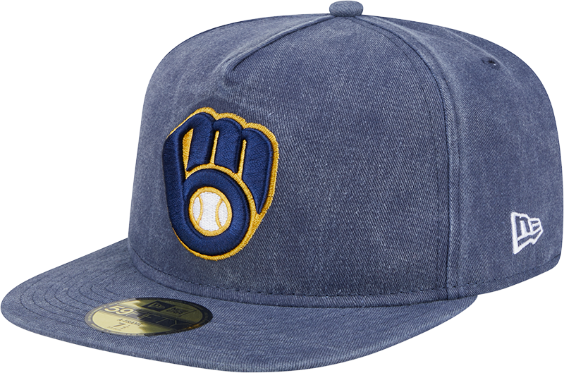 Milwaukee Brewers Pigment Dye 59FIFTY A-Frame Fitted Hat