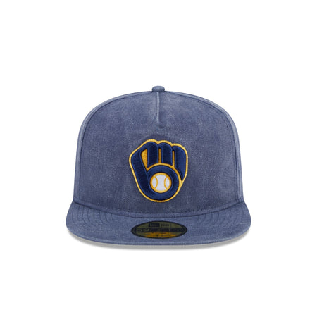 Milwaukee Brewers Pigment Dye 59FIFTY A-Frame Fitted Hat