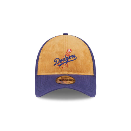 Los Angeles Dodgers Tan Texture 9TWENTY Adjustable Hat