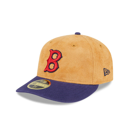 Boston Red Sox Tan Texture Low Profile 59FIFTY Fitted Hat