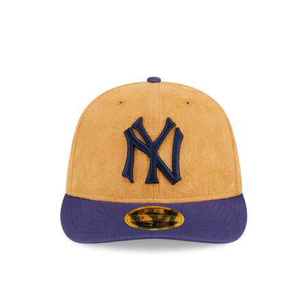 New York Yankees Tan Texture Low Profile 59FIFTY Fitted Hat