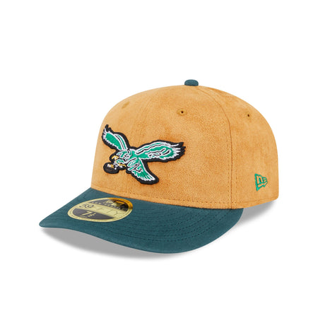 Philadelphia Eagles Tan Texture Low Profile 59FIFTY Fitted Hat