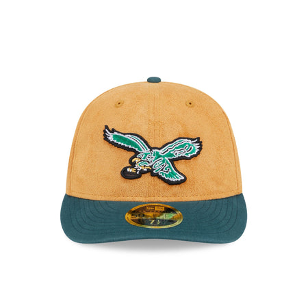 Philadelphia Eagles Tan Texture Low Profile 59FIFTY Fitted Hat