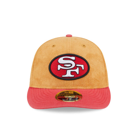 San Francisco 49ers Tan Texture Low Profile 59FIFTY Fitted Hat