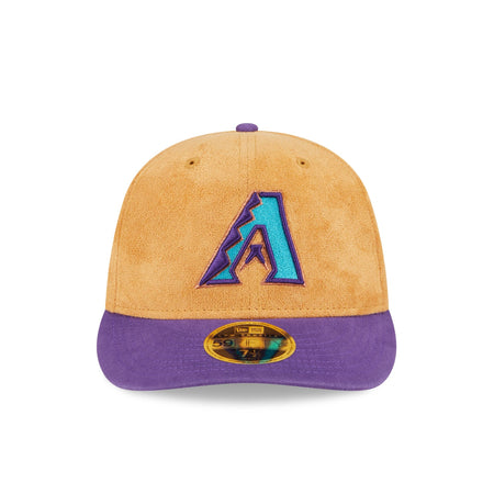 Arizona Diamondbacks Tan Texture Low Profile 59FIFTY Fitted Hat