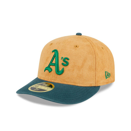 Oakland Athletics Tan Texture Low Profile 59FIFTY Fitted Hat