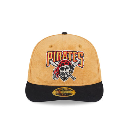 Pittsburgh Pirates Tan Texture Low Profile 59FIFTY Fitted Hat