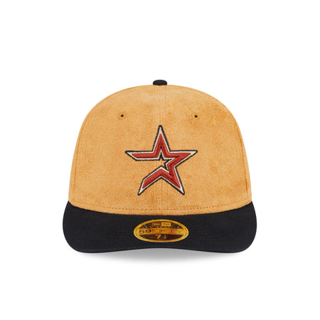 Houston Astros Tan Texture Low Profile 59FIFTY Fitted Hat