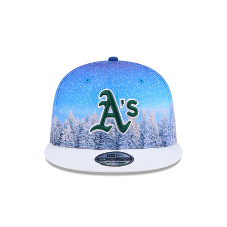 Oakland Athletics Winter Photoreal 9FIFTY Snapback Hat