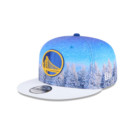 Golden State Warriors Winter Photoreal 9FIFTY Snapback Hat