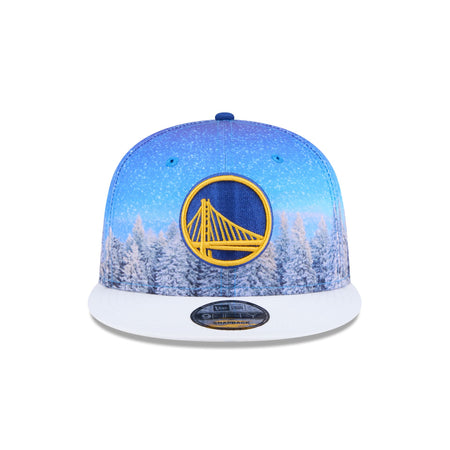 Golden State Warriors Winter Photoreal 9FIFTY Snapback Hat